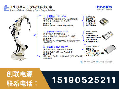 新沂-工业机器人-开关电源解决方案